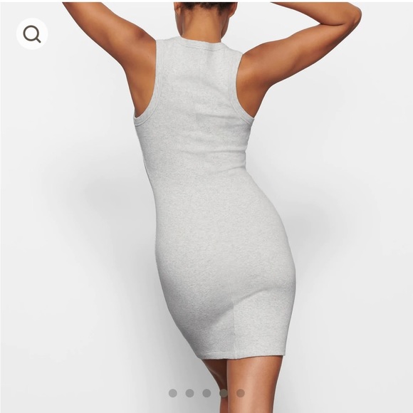 Cotton rib tank dress - Picture 3 of 4